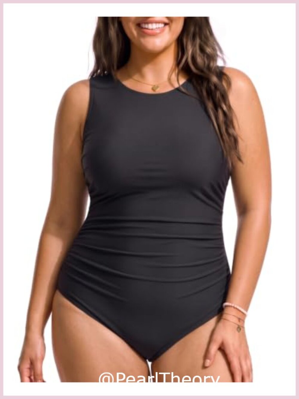 Plus Size Tummy Control One Piece Swimsuit Athletic Bathing Suit